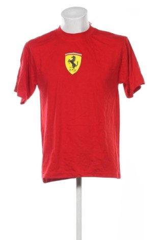 Ανδρικό t-shirt Ferrari, Μέγεθος M, Χρώμα Κόκκινο, Τιμή 26,99 €, #136731686