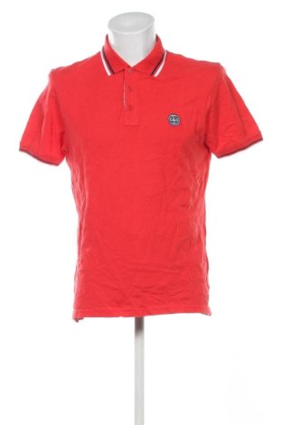 Мъжка тениска Cotton&silk, Размер XL, Цвят Червен, Цена 4,60 €, #136732449
