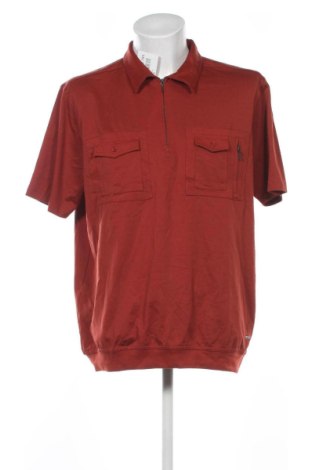 Męski T-shirt Henson & Henson, Rozmiar XL, Kolor Czerwony, Cena 44,99 zł, #136740791