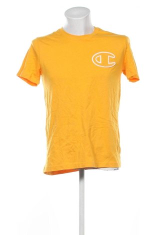 Męski T-shirt Champion, Rozmiar M, Kolor Żółty, Cena 47,99 zł, #136740893