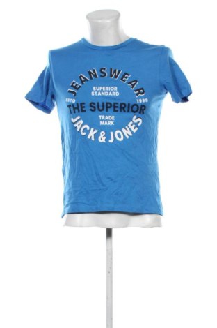 Męski T-shirt Jack & Jones, Rozmiar S, Kolor Niebieski, Cena 38,99 zł, #136743292