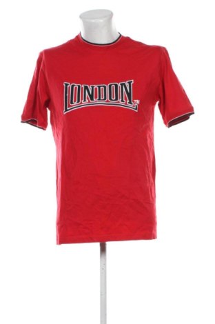 Męski T-shirt London, Rozmiar L, Kolor Czerwony, Cena 47,99 zł, #136749408