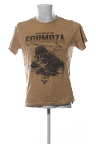 Tricou de bărbați Unbranded, Mărime M, Culoare Bej, Preț 58,45 Lei, #136758122