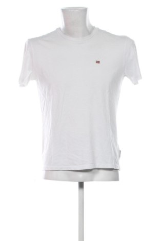 Tricou de bărbați Napapijri, Mărime L, Culoare Alb, Preț 108,96 Lei, #136684208
