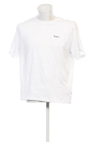 Мъжка тениска Pepe Jeans, Размер L, Цвят Бял, Цена 32,21 €, #136696366