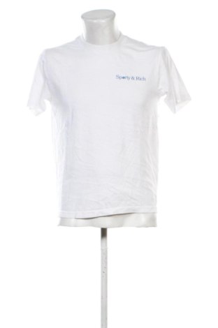 Мъжка тениска Sporty & Rich, Размер M, Цвят Бял, Цена 48,57 €, #133672655