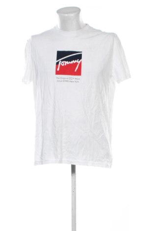 Мъжка тениска Tommy Jeans, Размер L, Цвят Бял, Цена 39,88 €, #136691308