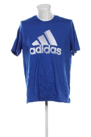 Мъжка тениска Adidas, Размер XL, Цвят Син, Цена 18,91 €, #136750302