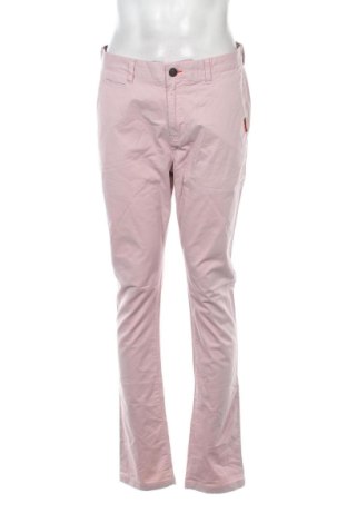 Męskie spodnie Superdry, Rozmiar L, Kolor Różowy, Cena 96,99 zł, #136707287
