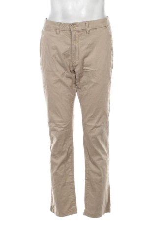 Мъжки панталон Dressmann, Размер L, Цвят Бежов, Цена 5,62 €, #136746288