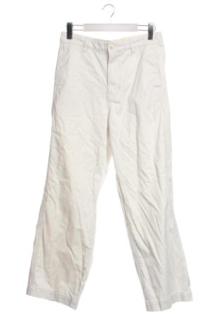 Męskie spodnie Uniqlo, Rozmiar S, Kolor ecru, Cena 59,93 zł, #136686157