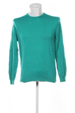 Мъжки пуловер United Colors Of Benetton, Размер M, Цвят Зелен, Цена 19,81 €, #136730427