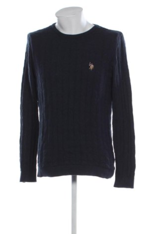 Férfi pulóver U.S. Polo Assn., Méret L, Szín Kék, Ár 13 223 Ft, #136694096