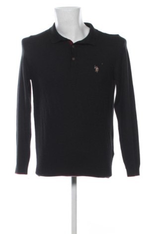 Męski sweter U.S. Polo Assn., Rozmiar L, Kolor Czarny, Cena 171,47 zł, #136710819