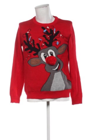 Herrenpullover Unbranded, Größe M, Farbe Rot, Preis 21,68 €, #136677212