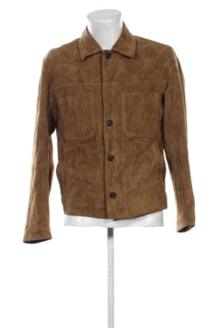 Мъжко кожено яке BOSS, Размер M, Цвят Кафяв, Цена 247,97 €, #131621289