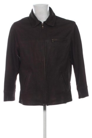 Geacă de piele pentru bărbati Unbranded, Mărime XL, Culoare Maro, Preț 285,26 Lei, #136682204