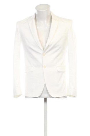 Sacou de bărbați Zara, Mărime S, Culoare Alb, Preț 173,99 Lei, #136702794