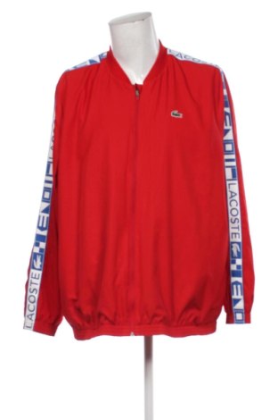 Ανδρική αθλητική ζακέτα Lacoste, Μέγεθος 3XL, Χρώμα Κόκκινο, Τιμή 59,00 €, #136695498