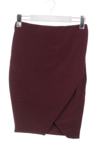 Φούστα Bershka, Μέγεθος XS, Χρώμα Κόκκινο, Τιμή 9,78 €, #136639398