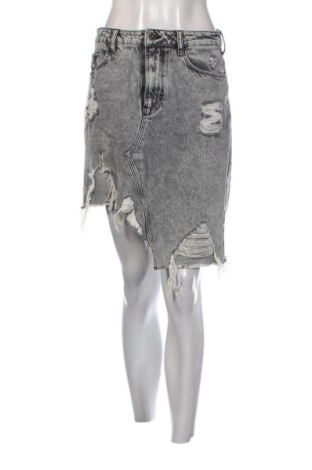 Fustă Bershka, Mărime M, Culoare Gri, Preț 78,20 Lei, #136671996