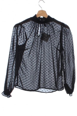 Dámska blúza H&M Divided, Veľkosť XXS, Farba Čierna, Cena  1,95 €