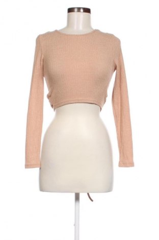 Γυναικεία μπλούζα SHEIN, Μέγεθος S, Χρώμα  Μπέζ, Τιμή 1,99 €