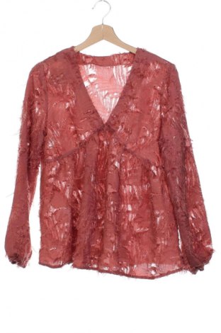 Γυναικεία μπλούζα SHEIN, Μέγεθος XS, Χρώμα Σάπιο μήλο, Τιμή 1,99 €