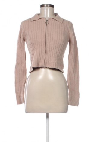 Damen Strickjacke Bershka, Größe L, Farbe Beige, Preis 3,99 €
