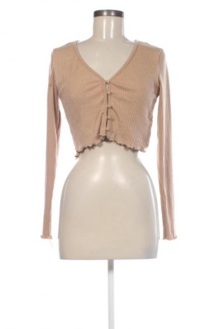 Damen Strickjacke Bershka, Größe L, Farbe Braun, Preis 3,99 €