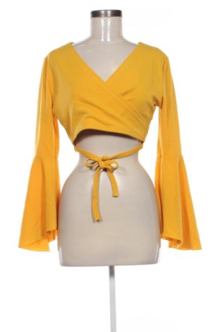 Bluză de femei Zaful, Mărime M, Culoare Galben, Preț 74,99 Lei, #136738956