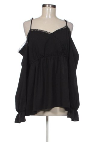 Дамска блуза SHEIN, Размер 3XL, Цвят Черен, Цена 6,64 €, #136760410