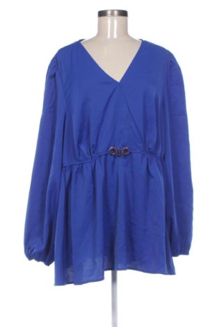 Damen Shirt SHEIN, Größe 4XL, Farbe Blau, Preis 10,99 €, #136771436