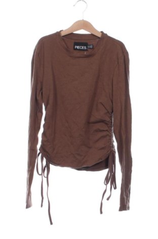 Bluzka damska Pieces, Rozmiar XS, Kolor Brązowy, Cena 16,99 zł, #136773023