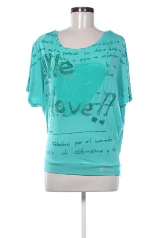 Дамска блуза Desigual, Размер M, Цвят Син, Цена 21,98 €, #136782956