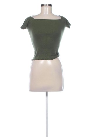 Damen Shirt Stradivarius, Größe S, Farbe Grün, Preis 7,99 €, #136783627