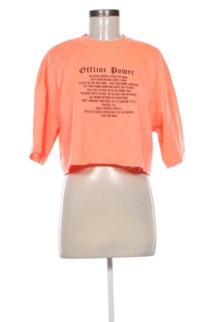 Damen Shirt Bershka, Größe M, Farbe Orange, Preis 9,99 €, #136784742