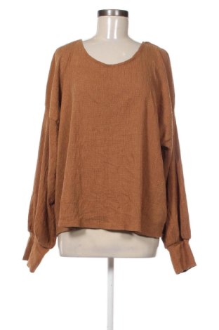 Дамска блуза Unbranded, Размер XXL, Цвят Кафяв, Цена 6,64 €, #136785285