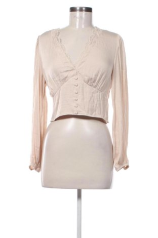 Bluzka damska Stradivarius, Rozmiar M, Kolor Beżowy, Cena 22,99 zł, #136789215