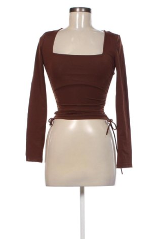 Дамска блуза Zara, Размер M, Цвят Кафяв, Цена 11,00 €, #136792176