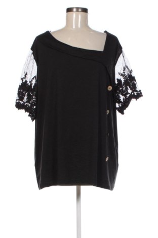 Bluzka damska SHEIN, Rozmiar 3XL, Kolor Czarny, Cena 53,99 zł, #136810075