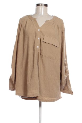 Дамска блуза SHEIN, Размер 3XL, Цвят Бежов, Цена 10,73 €, #136813317