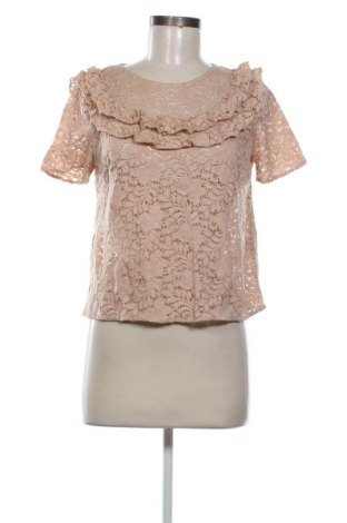 Bluză de femei Zara, Mărime L, Culoare Bej, Preț 46,99 Lei, #136813930