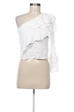 Bluzka damska Pull&Bear, Rozmiar S, Kolor Biały, Cena 35,99 zł, #136827235