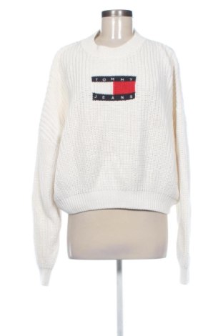Damen Shirt Tommy Jeans, Größe XL, Farbe Ecru, Preis 34,99 €, #136835071