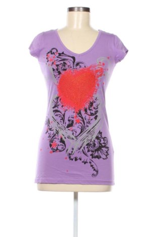 Damen Shirt Rich & Famous, Größe S, Farbe Lila, Preis 7,99 €, #136835328