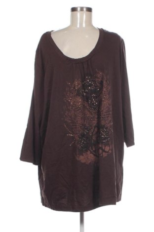 Γυναικεία μπλούζα Unbranded, Μέγεθος 4XL, Χρώμα Καφέ, Τιμή 7,99 €, #136840082
