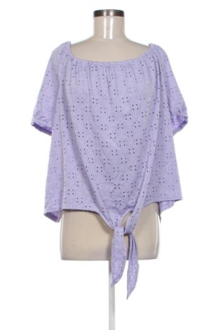 Damen Shirt SHEIN, Größe 4XL, Farbe Lila, Preis 8,99 €, #136840152