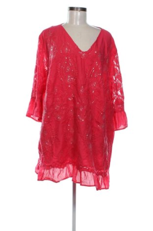 Bluzka damska Unbranded, Rozmiar 5XL, Kolor Różowy, Cena 67,99 zł, #136840948