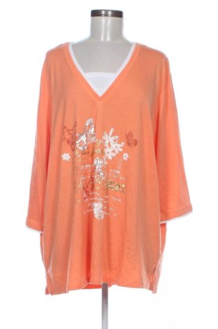Bluzka damska Unbranded, Rozmiar 3XL, Kolor Pomarańczowy, Cena 64,99 zł, #136849906